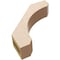 Ekena Millwork 3-inch W x 12-inch D x 12-inch H Legacy Rough Cedar Woodgrain TimberThane Knee Brace, Primed BRCUR03X12X12LECRCPR - alternate 4